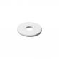 Metalwo Alu fit rosette �28 - Hvid