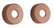 Damixa rosetter - 2 styk - B�rstet kobber