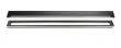 Unidrain afl�b 1000 mm/10 mm ramme - B�rstet sort