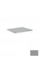 Hafa Edge 600 bordplade m/hul - Lysegr�