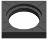 Lauridsen 315 x 100 mm firkantet karm m/ fals - H�j model