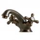 Lavabo Retro 2-grebs h�ndvaskarmatur - Bruneret messing
