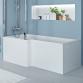 Str�mberg Quantum Showerbath frontpanel 1500x540mm