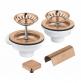 Grohe afl�bss�t til k�kkenvask u/excenter - B�rstet warm sunset