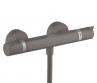 hansgrohe Ecostat Comfort brusetermostat m/rosetter - B�rstet sort krom