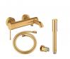 Grohe Essence New komplet badekararmatur - B�rstet cool sunrise