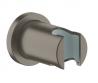 Grohe Rainshower bruseholder m/rosette - B�rstet hard graphite