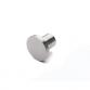 d line h�ndkl�dekrog med hoved - B�rstet rustfrit st�l