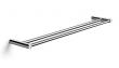 Pressalit dobbelt h�ndkl�destang - Poleret rustfri st�l
