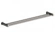 Damixa Silhouet dobbelt h�ndkl�destang - 800 mm - B�rstet grafitgr�