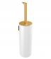 Pressalit Style toiletb�rste t/v�g eller gulv - Messing/hvid
