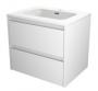 Sanibell Proline m�bels�t 60 m/integrerede greb - Mat hvid
