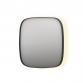 Sanibell Ink SP30 superellipse spejl m/backlight, varme og sensor 60 x 60 cm - Mat sort