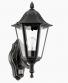 Eglo Navedo udend�rs v�glampe m/sensor - Sort/silver patina