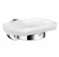 Smedbo Home s�besk�l til v�g - Krom/Mat glas