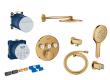 Grohe SmartControl komplet brusesystem med SmartActive brus til indbygning - B�rstet Cool Sunrise