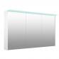 Str�mberg Domo spejlskab 1200 x 700 mm. - Hvid mat