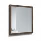 Str�mberg Rustic spejl m/ramme i massiv eg 80 x 80 - M�rk