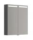 Dansani Mido+ Top spejlskab 60 - Gr� mat