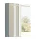 Dansani Mido+ Top spejlskab 60 - Mat lysebl�