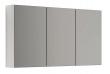 Dansani Mido+ Select 120 spejlskab - Hvid blank - Tre l�ger