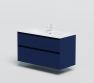 Str�mberg Lux 100 vaskeskab m/2 skuffer - Dyb bl�
