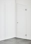 Hafa Infinity brused�r - klar glas - Krom - 80 cm