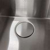 Lavabo designcover til k�kkenvask - Rustfrit st�l