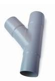 Plastmo grenr�r, 45 grader, 90 mm, gr�