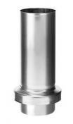 Rheinzink skydestykke m/br�ndkrave � 76x116 mm, zink