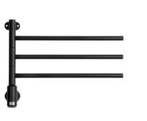 Kriss Flex 1 H�ndkl�det�rrer m/3 arme - 55x42 cm - Mat sort