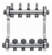 Roth gulvvarme fordelerr�r m/3 afg. m/flowm�ler