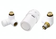 Danfoss RA-URX ventils�t, h�jre montering, hvid RAL 9016