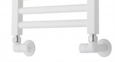 TVS ventils�t type 150, vinkell�bende, vendbar - Hvid