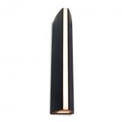 Lutec Architectural Leo udend�rslampe til v�g - Mat sort