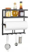 Wenko Gala multifunktionel k�kkenhylde t/v�g - Sort