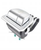 Gustavsberg Nautic h�j trykknap duo, krom - Til Nautic toilet fra 2010-2017