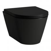 Kartell by Laufen RIMless kompakt v�gh�ngt toilet - Mat sort