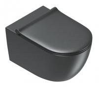 Catalano Sfera 55 rimless v�gh�ngt toilet m/Silentech - Mat sort