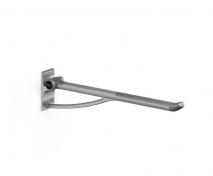 Pressalit Plus toiletst�tte til v�g m/d�mper 850mm - Antracitgr�