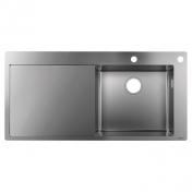 hansgrohe S71 S717-F450 k�kkenvask i rustfrit st�l m/afl�bsbakke