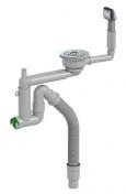 Juvel Afl�bss�t til enkelt vask Komplet med manuel strainer. Passer bl.a. til IKEA vaske