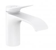 hansgrohe Vivenis 80 h�ndvaskarmatur u/bundventil - Mat hvid