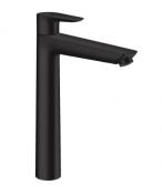 hansgrohe Talis E 240 h�ndvaskarmatur m/l�ft-op bundventil - Mat sort