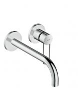 AXOR Uno h�ndvaskarmatur til v�g m/b�jlegreb, 225 mm - Krom