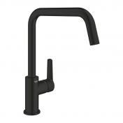 Grohe Start k�kkenarmatur m/svingtud - Mat sort