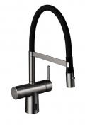 Damixa Touchless Pro k�kkenarmatur - B�rstet grafitgr�