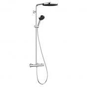 hansgrohe Pulsify S Puro 260 Showerpipe 1jet m/EcoSmart, EcoStat Fine og 3jet h�ndbruser - Krom