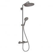 hansgrohe Croma Select S 280 komplet brusesystem Eco - B�rstet sort krom