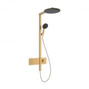 hansgrohe Raindance Alive S Showerpipe 300 2jet m/ShowerSelect Comfort og EcoSmart - B�rstet bronze